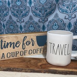 Rae Dunn mug Travel coffee tea cup